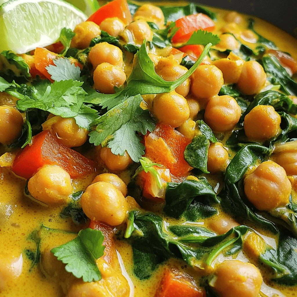 Chickpea Curry in Coconut Milk Tasty and Simple Recipe