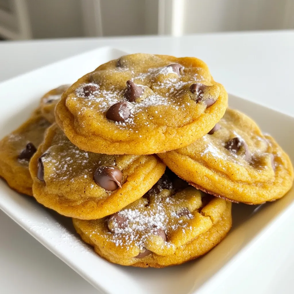 Chocolate Chip Pumpkin Cookies Delightful Fall Treat