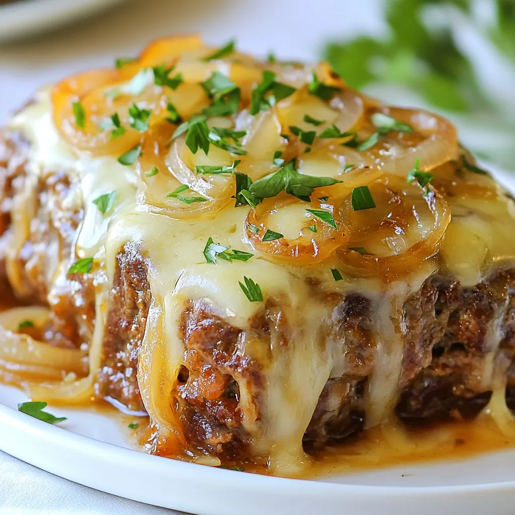 French Onion Meatloaf Savory and Hearty Recipe