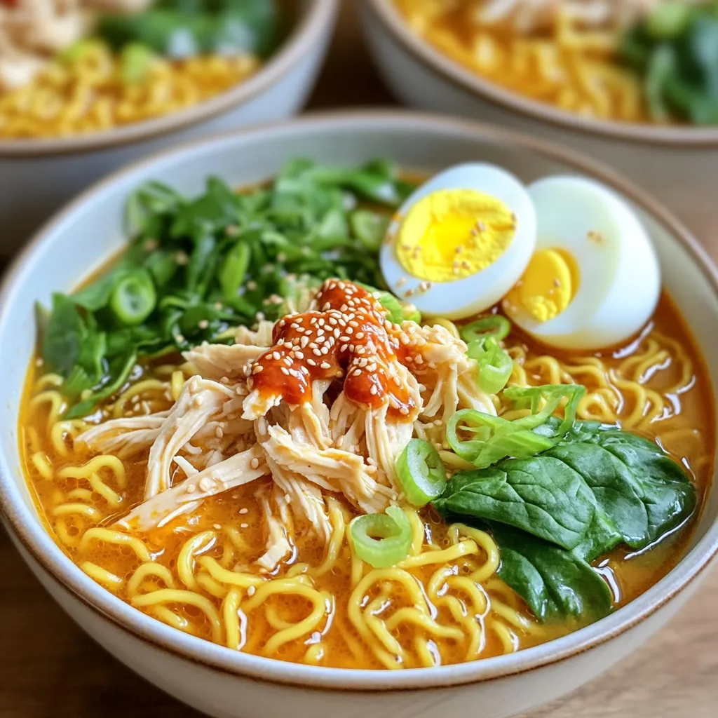 Chili Crisp Chicken Ramen Hearty and Flavorful Dish