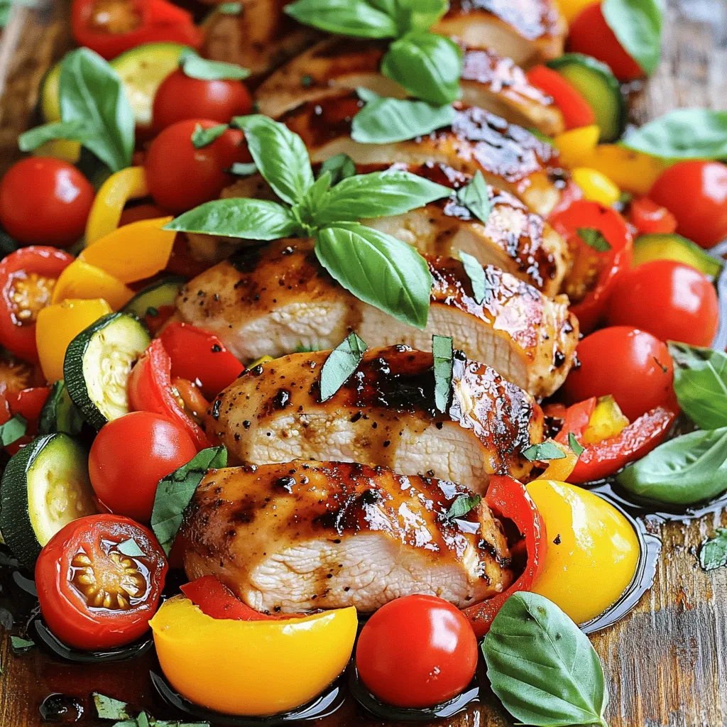 Balsamic Chicken with Veggies Simple and Healthy Meal