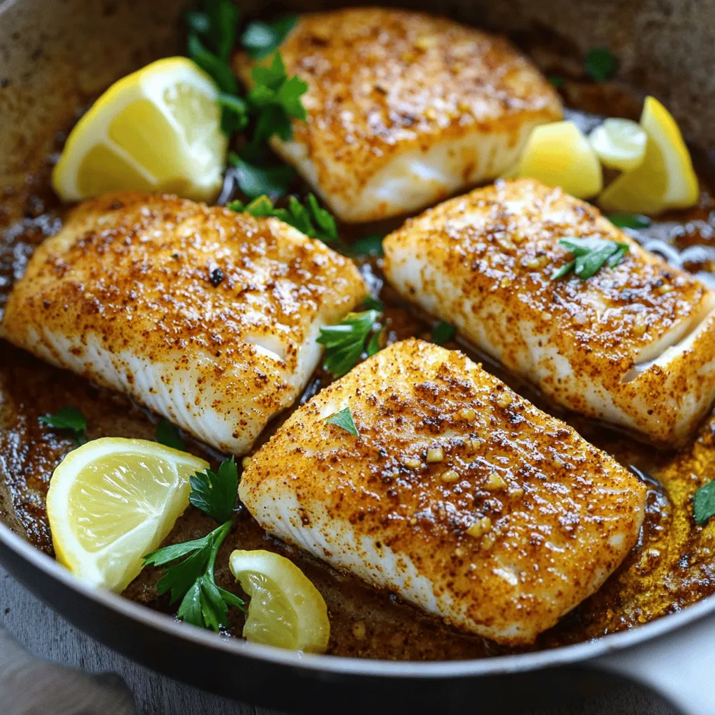 Skillet Cajun Spiced Flounder Simple and Delicious Meal