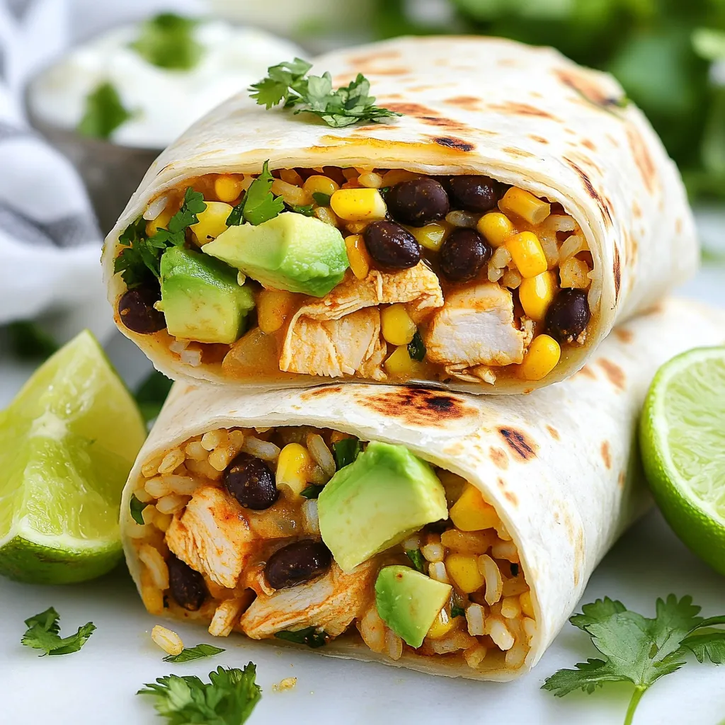Chipotle Ranch Chicken Burrito Tasty and Simple Meal