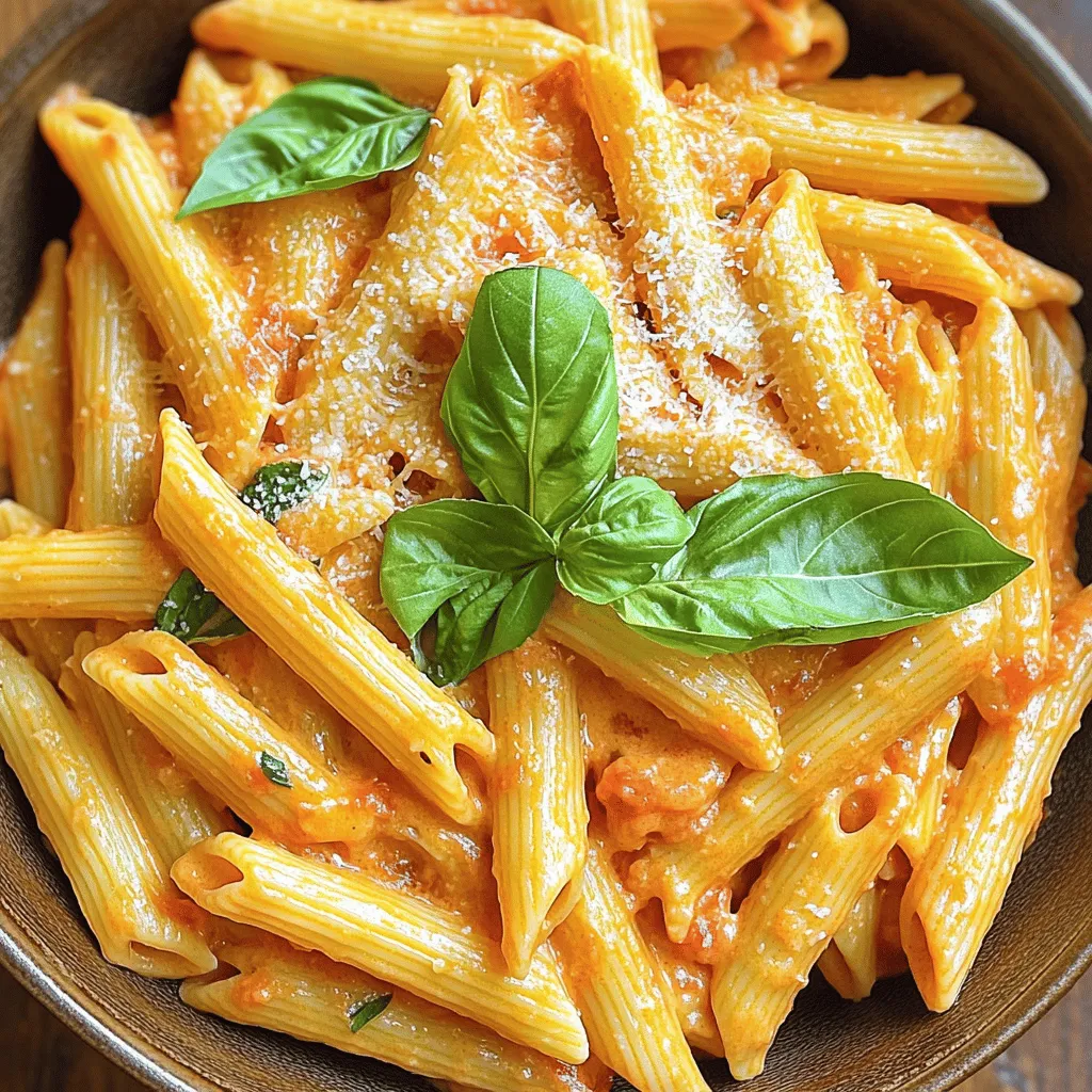 Creamy Tomato Pasta Delight in Minutes