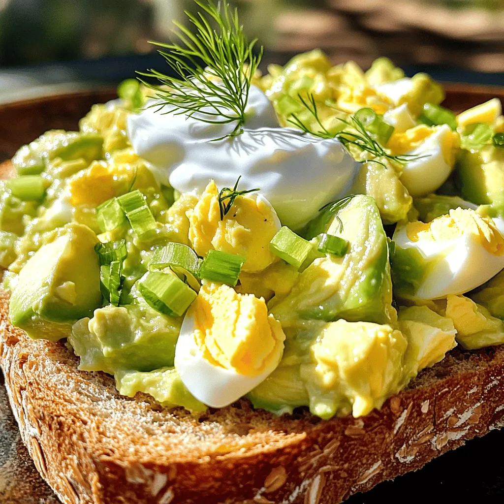 Avocado Egg Salad Nutritious and Tasty Recipe