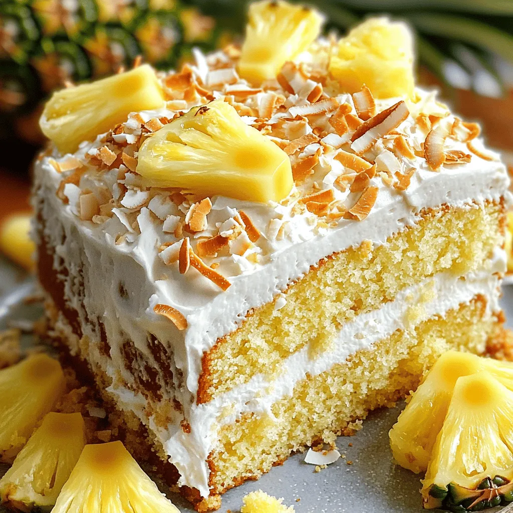Pineapple Coconut Cake Delightful and Simple Recipe