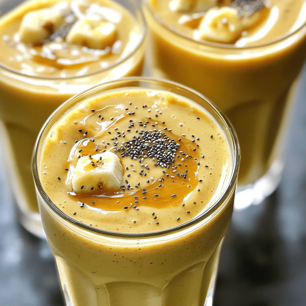 Peanut Butter Banana Smoothie Energizing and Creamy Treat