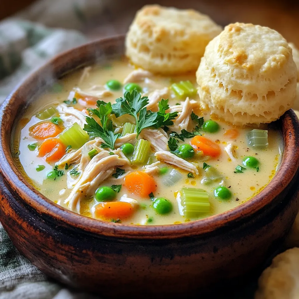 Slow Cooker Chicken Pot Pie Soup Simple and Rich Flavor