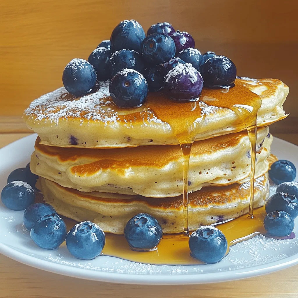 Buttermilk Blueberry Pancakes Fluffy and Delicious Treat