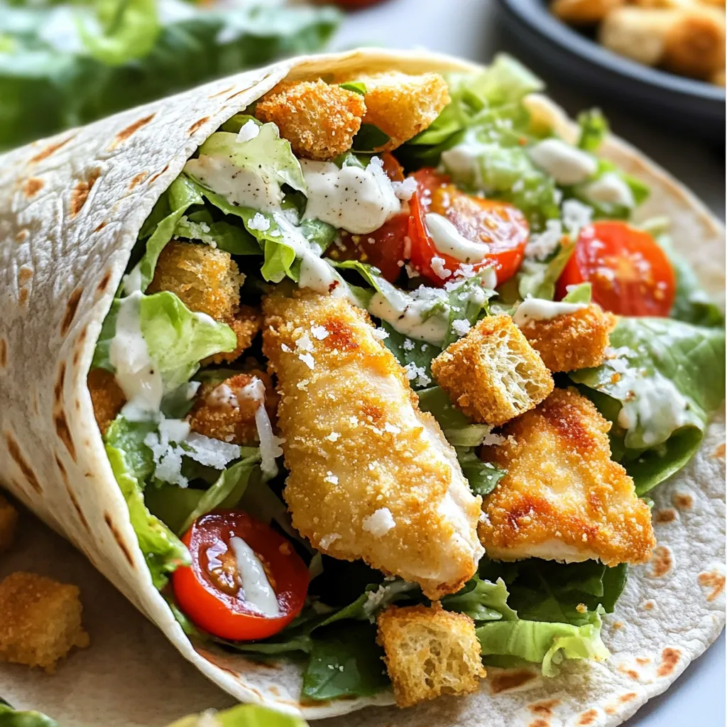 Air Fryer Chicken Caesar Wraps Flavorful and Easy Meal