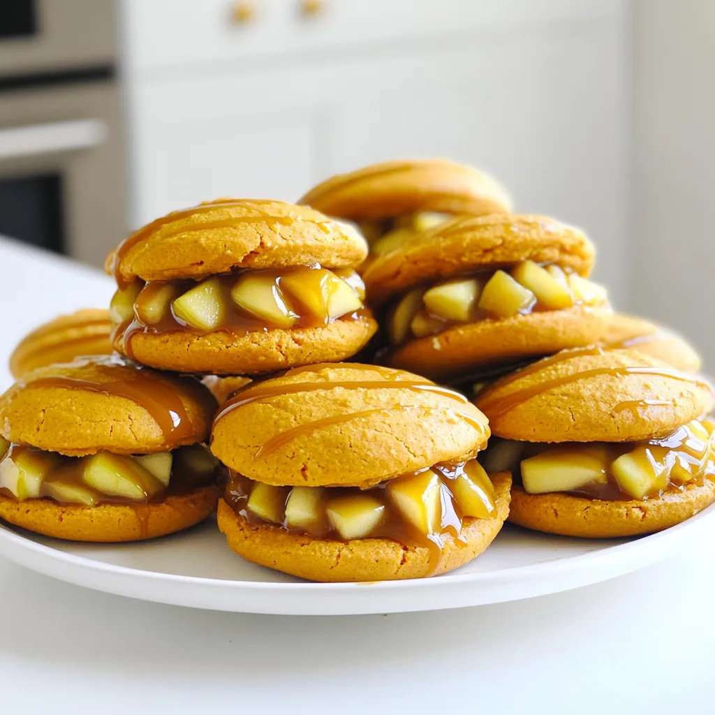 Caramel Apple Whoopie Pies Delightful Fall Treat