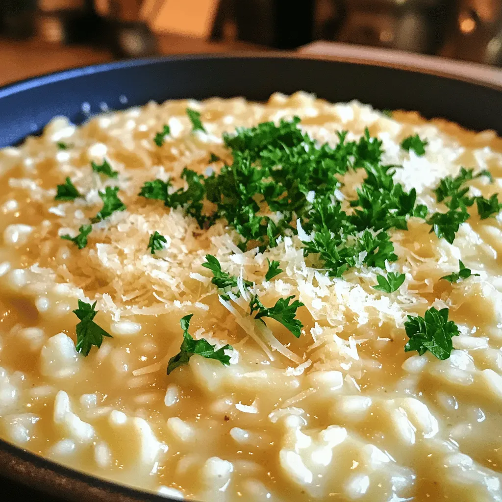 Creamy Garlic Parmesan Risotto Flavorful and Simple Dish