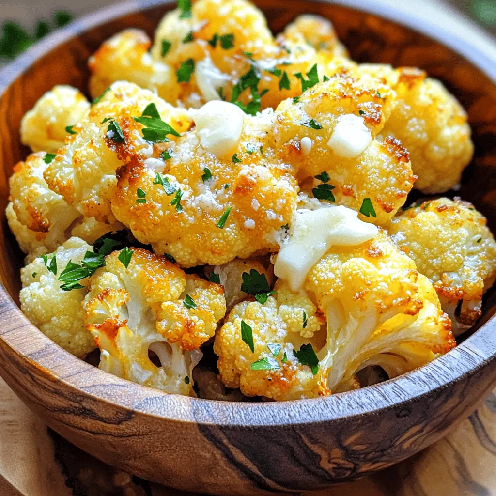 Garlic Butter Cauliflower Savory and Flavorful Dish