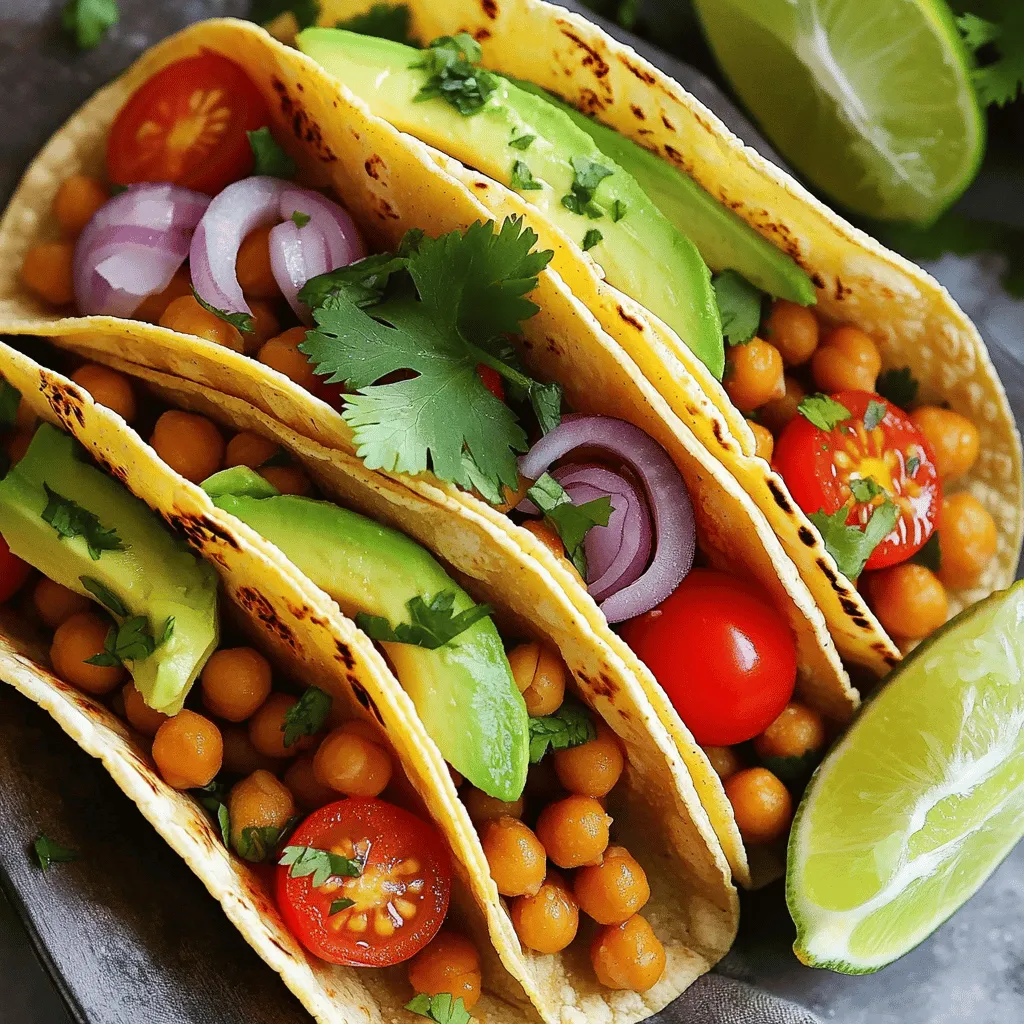 Spicy Chickpea Tacos Quick Dinner Delight Now