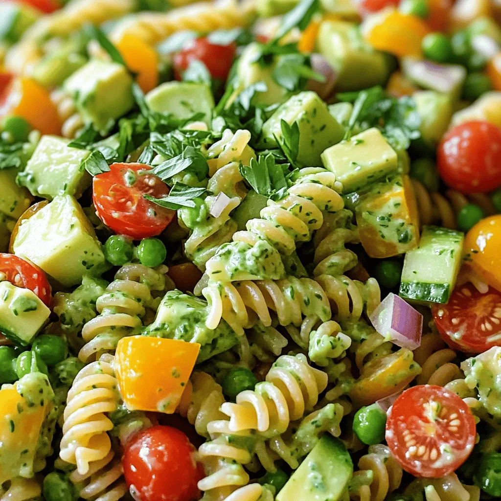 Green Goddess Pasta Salad Flavorful and Fresh Dish