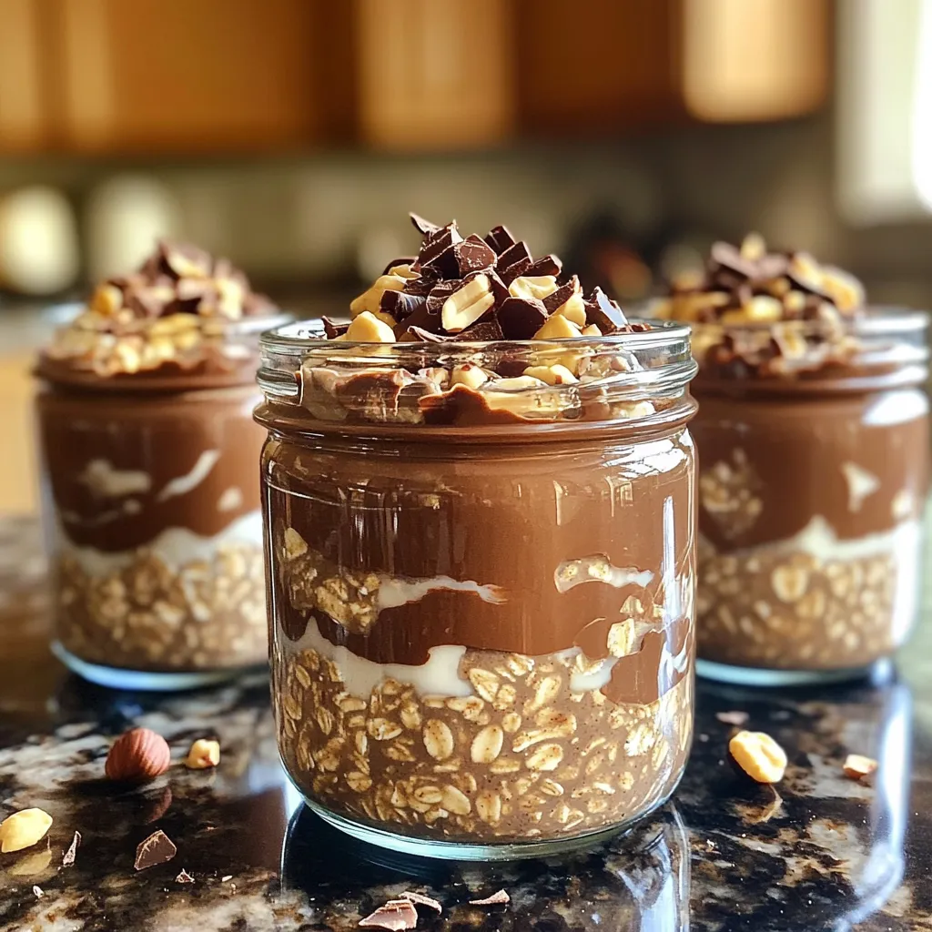 Chocolate Hazelnut Overnight Oats Simple and Tasty