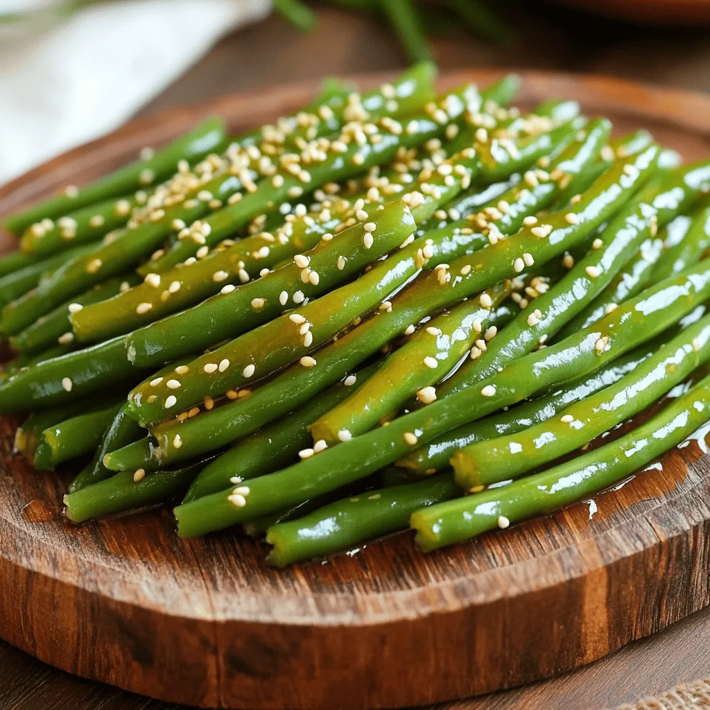 Honey Garlic Green Beans Savory and Flavorful Side