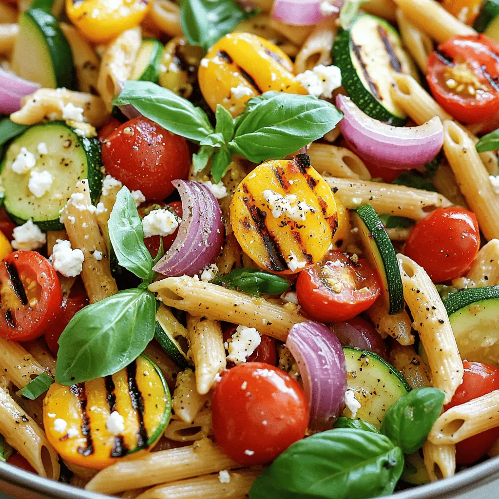 Grilled Vegetable Pasta Salad Fresh and Flavorful Dish