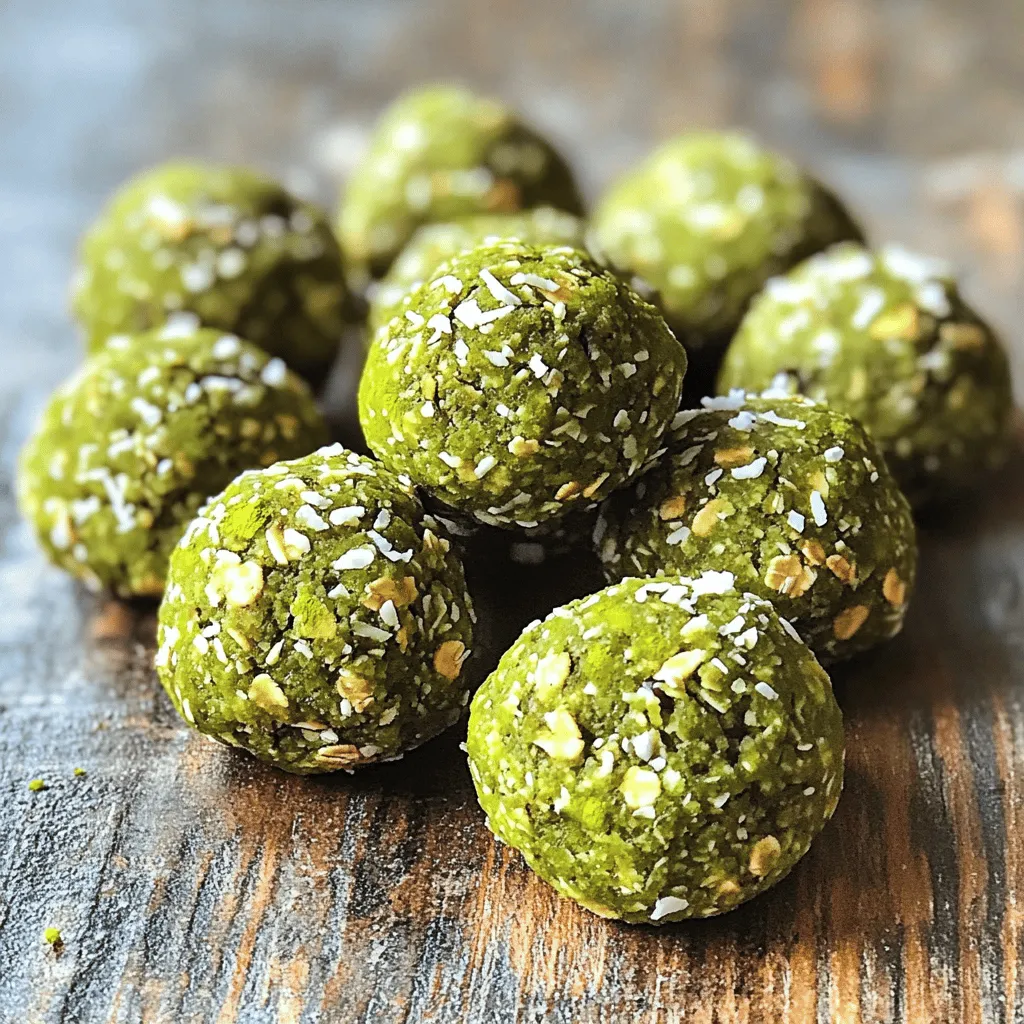 Matcha Coconut Energy Bites Simple and Quick Treat