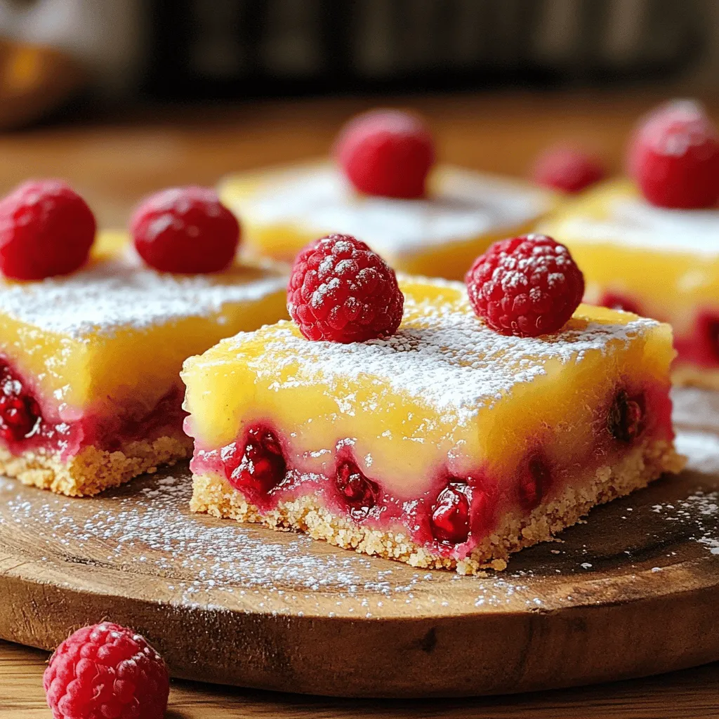 Raspberry Lemonade Bars Sweet and Tangy Treat