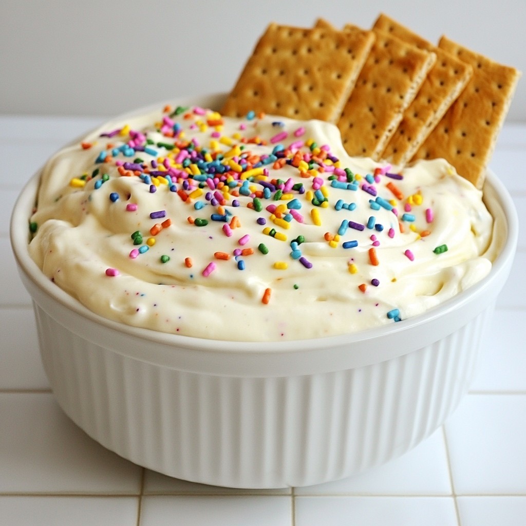 Funfetti Birthday Cake Dip Delightful and Easy Treat