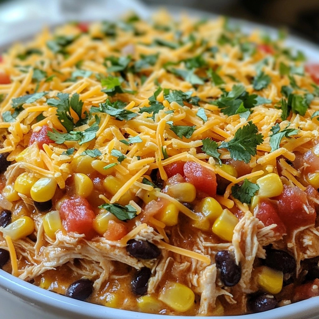Quick and Zesty Mexican Chicken Bake Delightful Dish