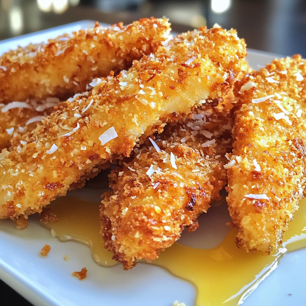 Coconut Crusted Chicken Tenders Flavorful and Crispy