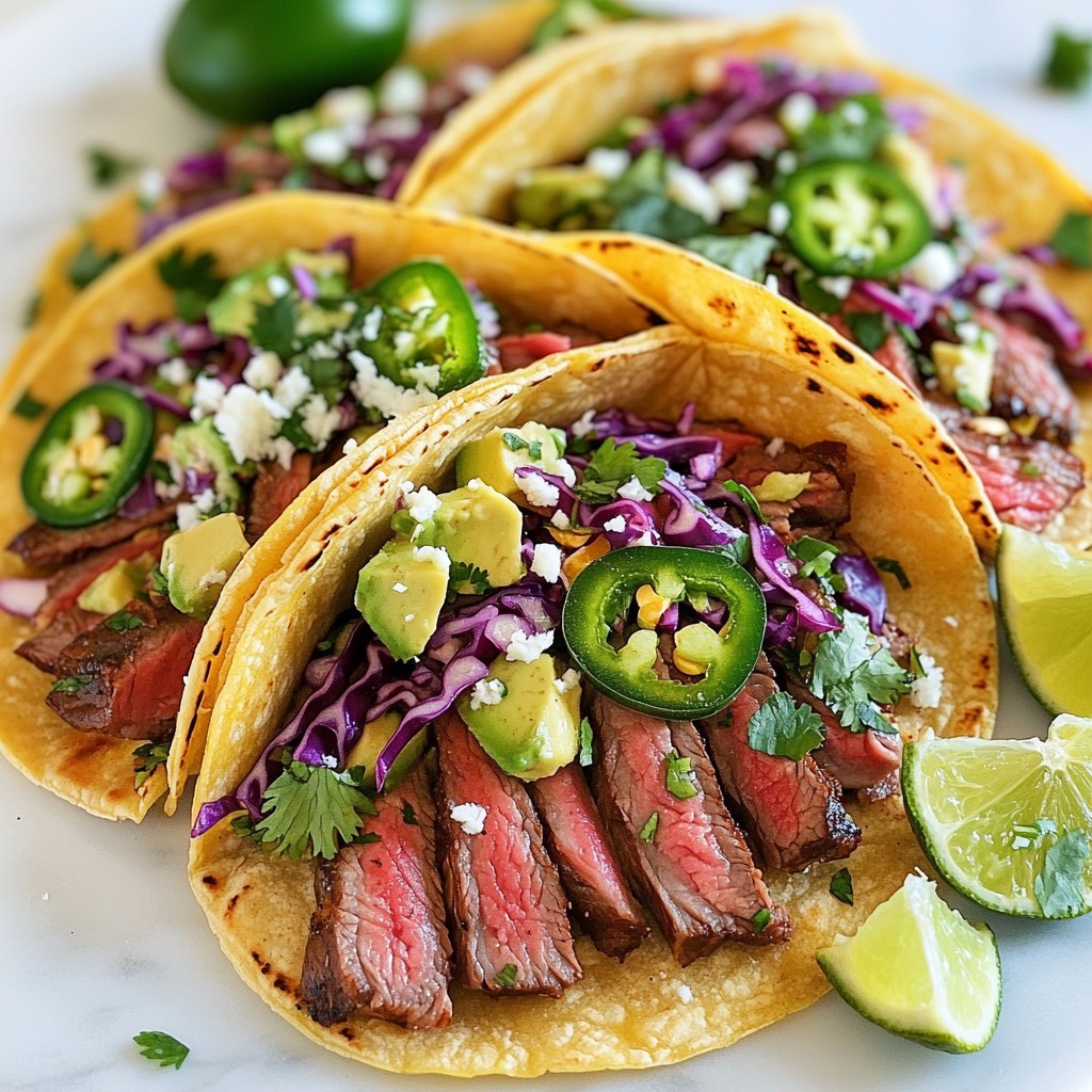 Chili Lime Steak Tacos Flavorful and Fresh Delight
