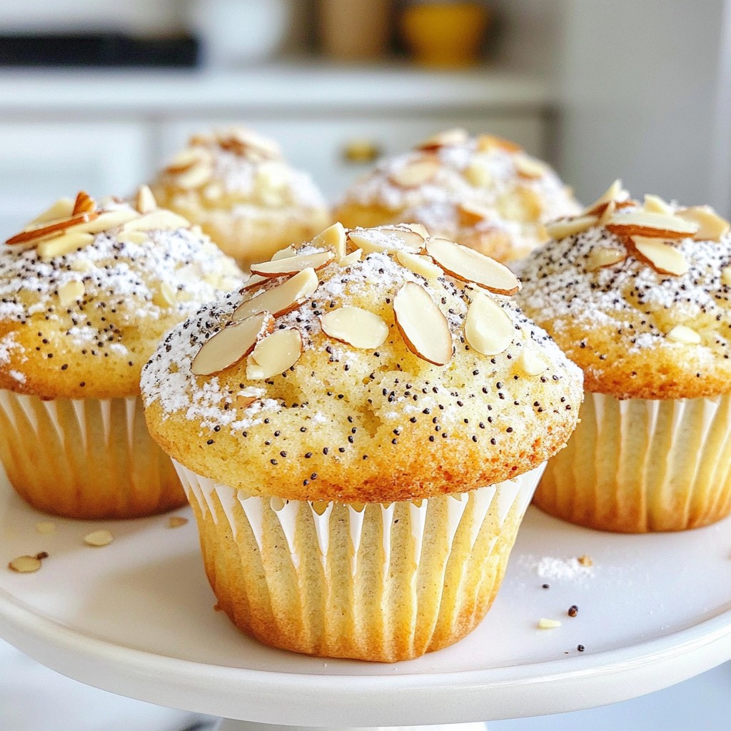 Almond Poppyseed Muffins Easy Bake Delight