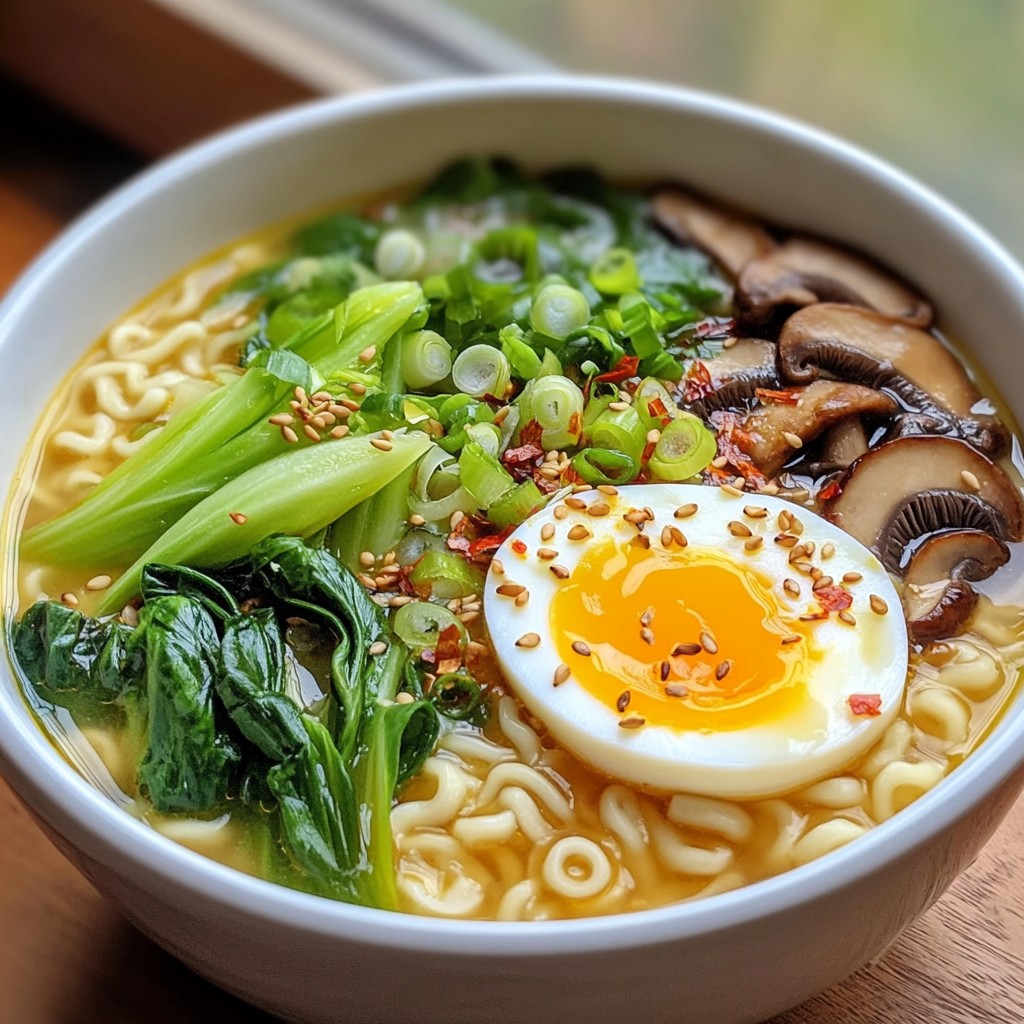 Savory Sesame Garlic Ramen Recipe Quick and Easy
