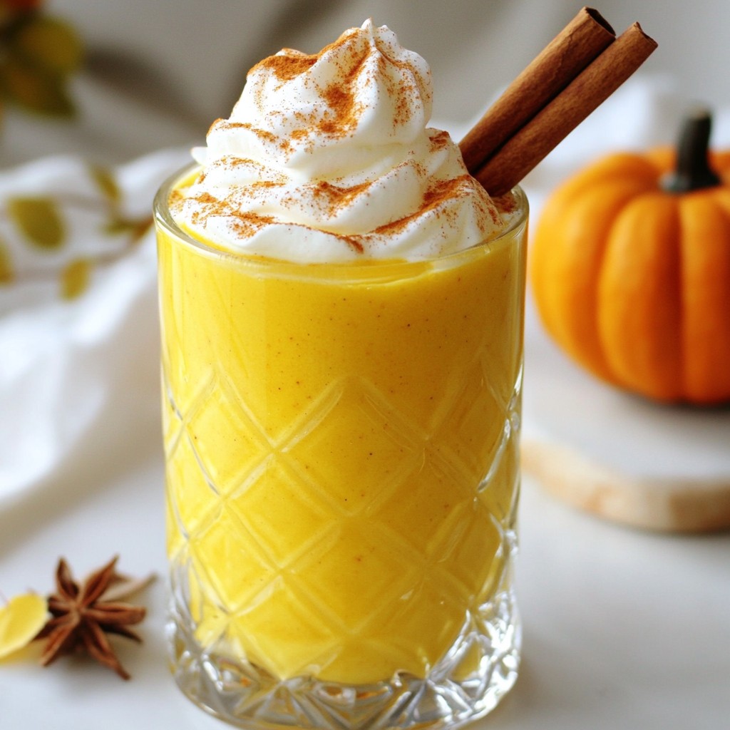Pumpkin Spice Smoothie Tasty and Healthy Recipe