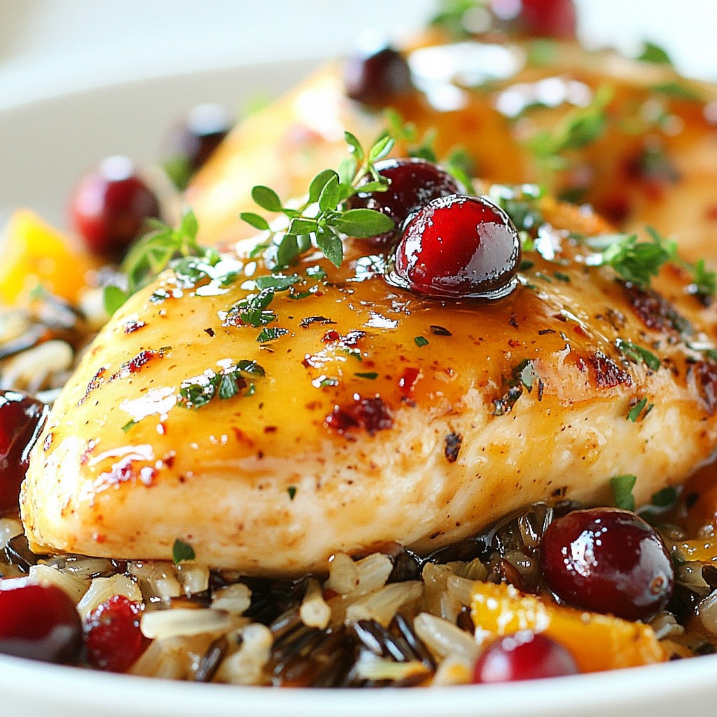 Festive Cranberry Chicken One-Dish Delight Recipe