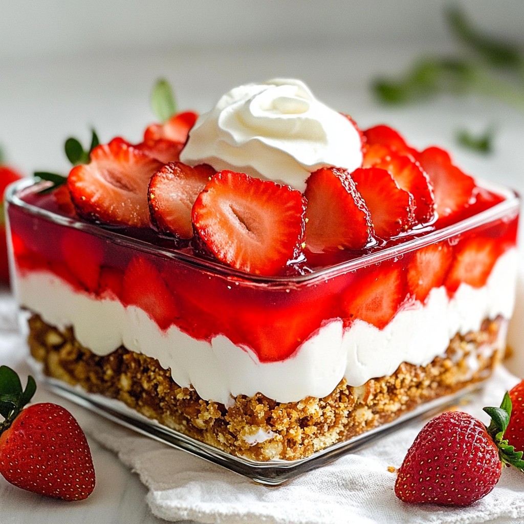 Strawberry Pretzel Salad Irresistible and Easy Dessert
