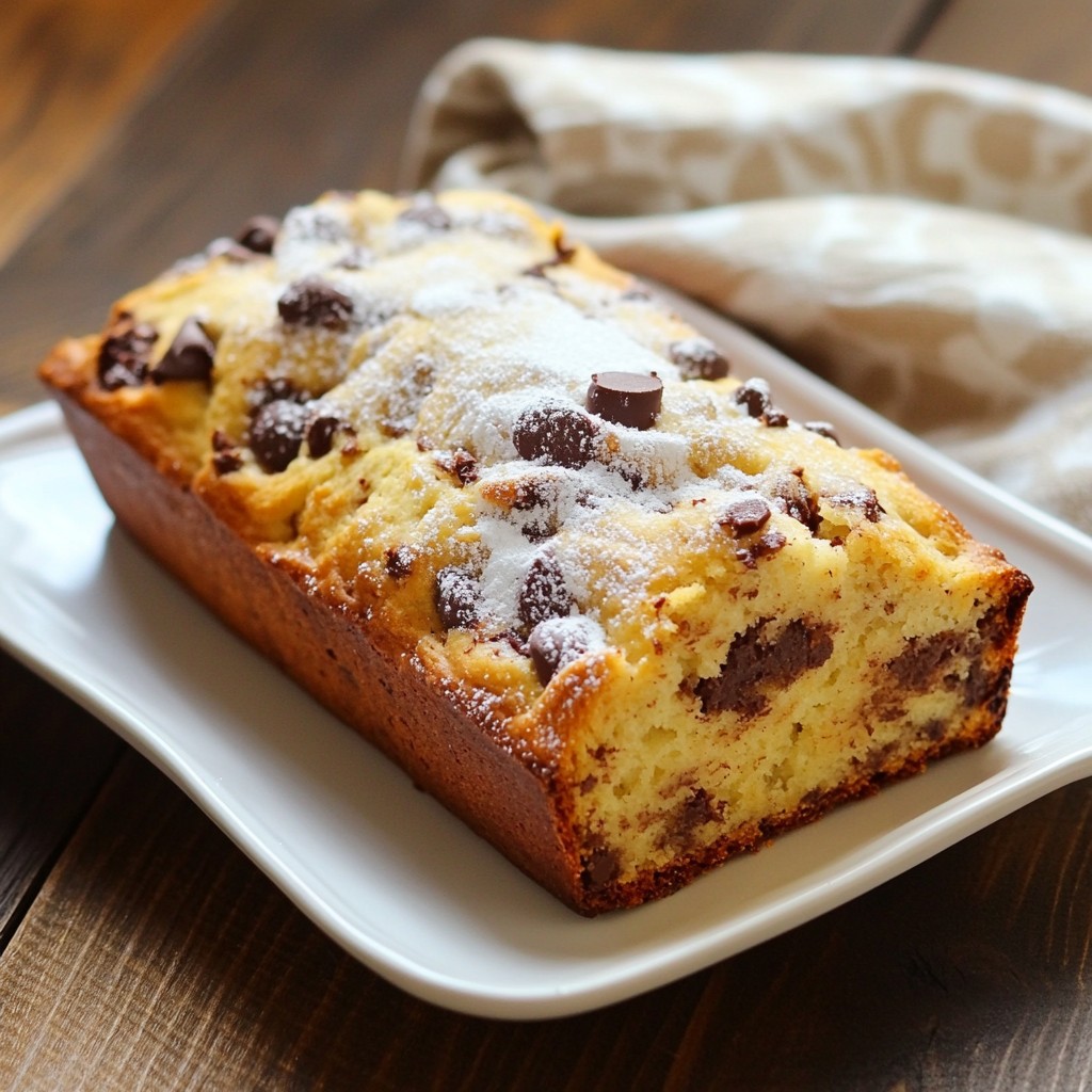 Chocolate Chip Scone Loaf Irresistible and Easy Recipe