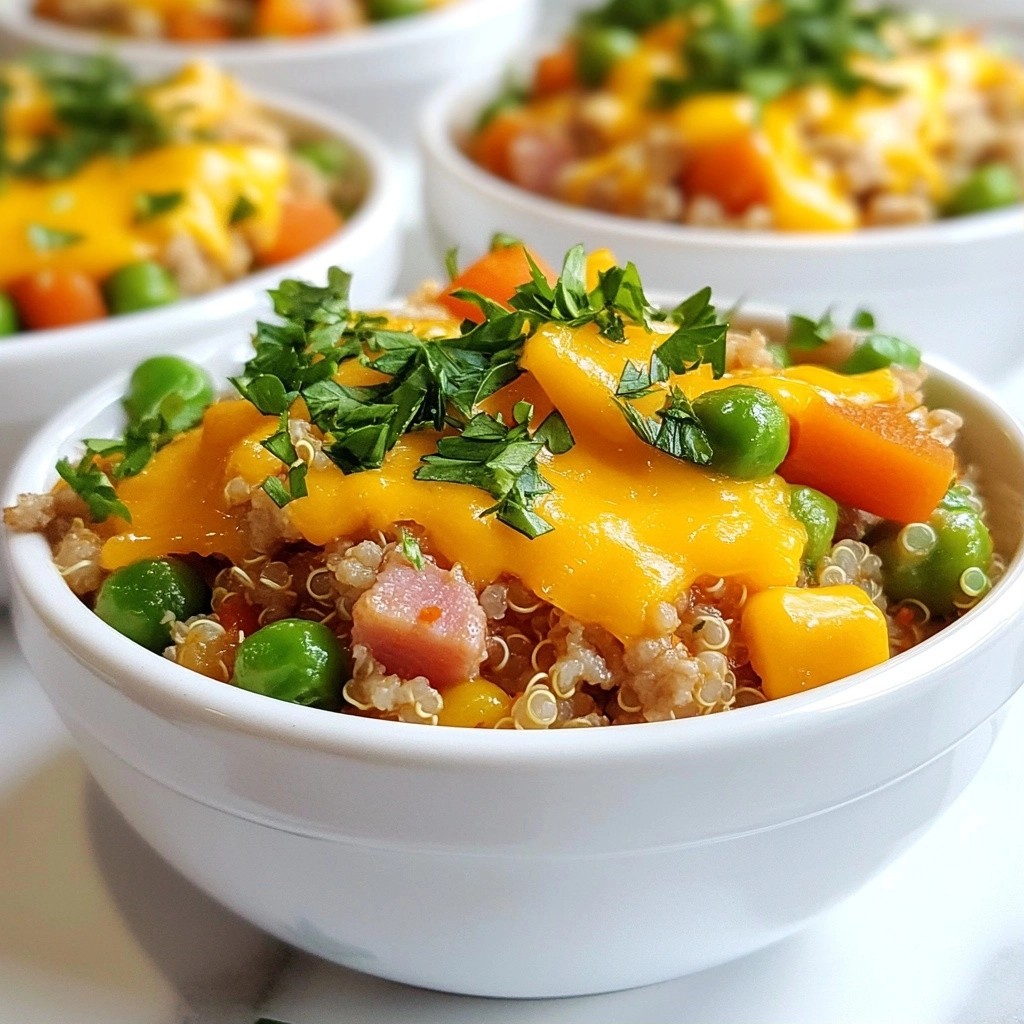 Savory Cheddar and Turkey Ham Dump Dinner Recipe