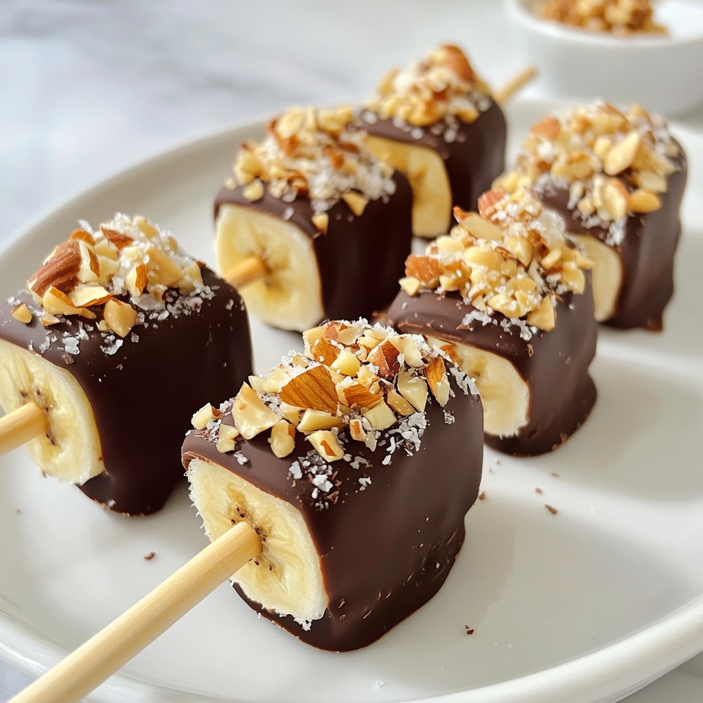Chocolate Covered Banana Pops Easy and Fun Recipe