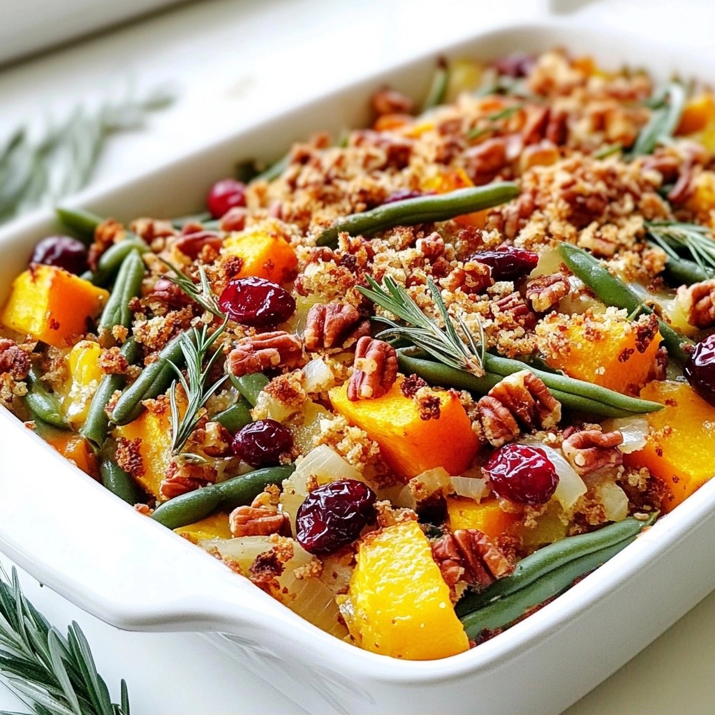 Festive Cranberry and Vegetable Casserole Delight
