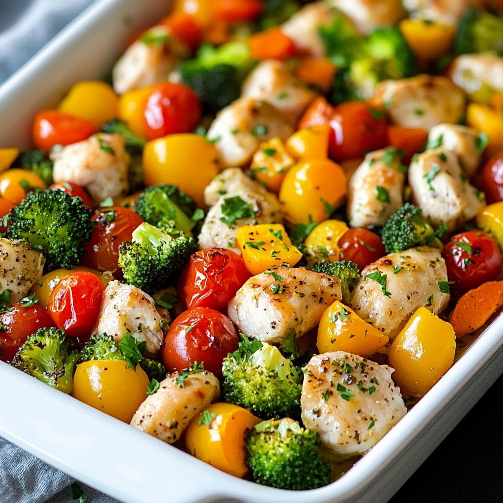 Quick Chicken and Vegetable Dump Dinner Recipe Delight