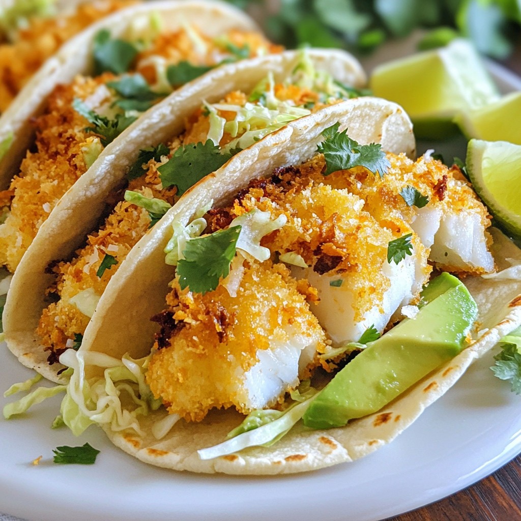 Coconut Crusted Fish Tacos Tasty and Easy Meal