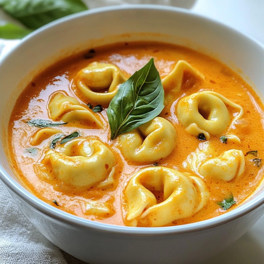 Creamy Tomato Tortellini Soup Perfect for Cozy Nights
