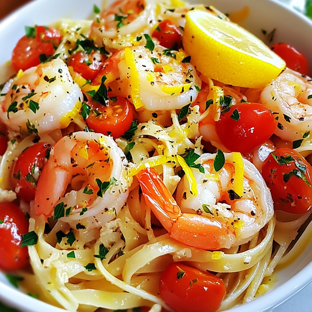 Lemon Garlic Shrimp Pasta Easy and Flavorful Meal