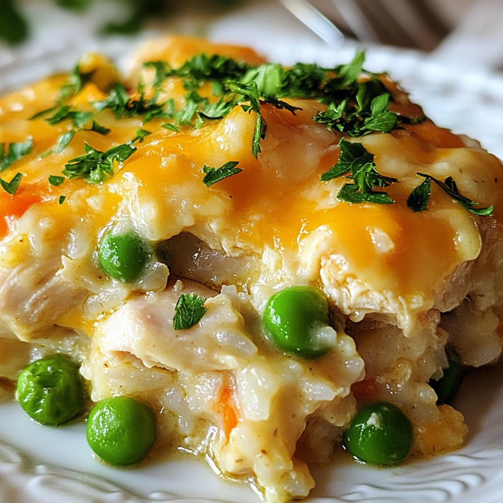Savory Herbed Chicken and Rice Casserole Delight