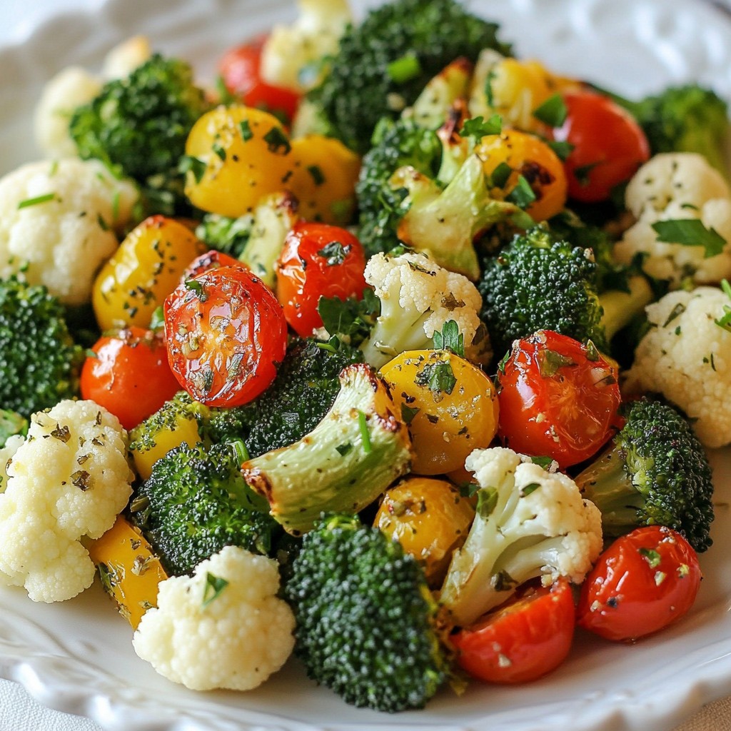 Garlic Herb Roasted Vegetables Flavorful and Simple