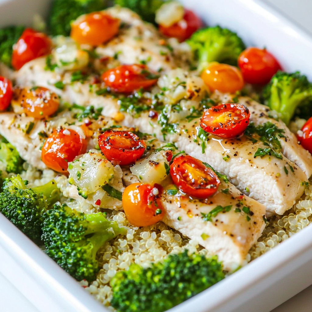 Savory Chicken and Broccoli Dump Dinner Delight