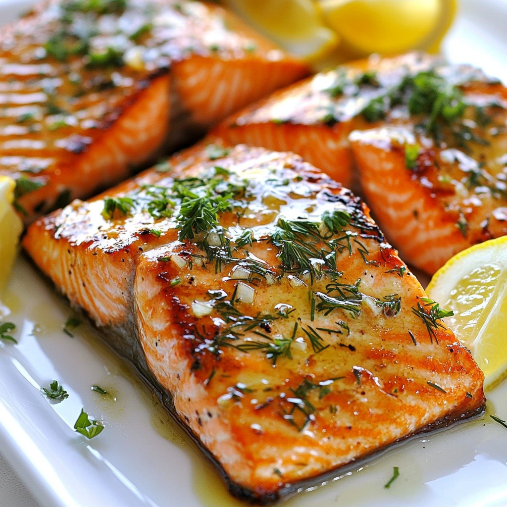 Lemon Herb Grilled Salmon Flavorful Summer Delight