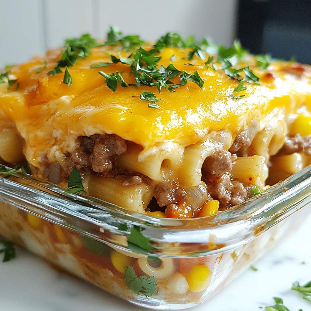 Savory Cheeseburger Hotdish Simple Family Favorite