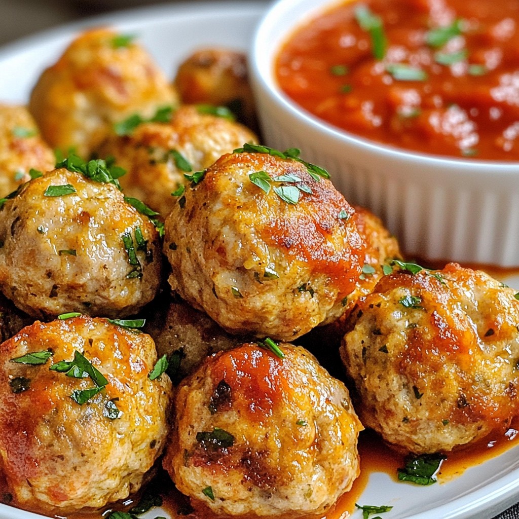 Herb Roasted Turkey Meatballs Flavorful and Easy Treat
