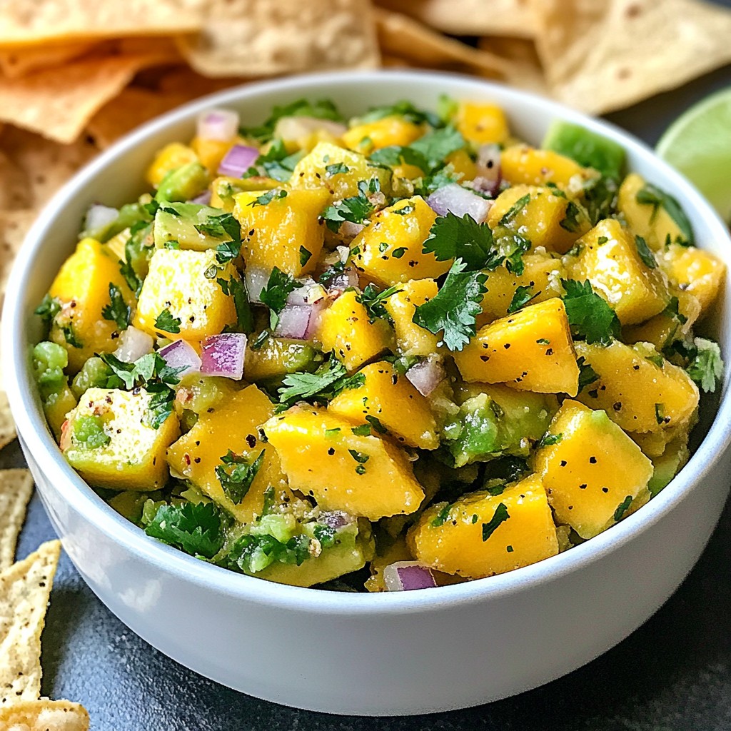 Mango Avocado Salsa Flavorful and Fresh Delight