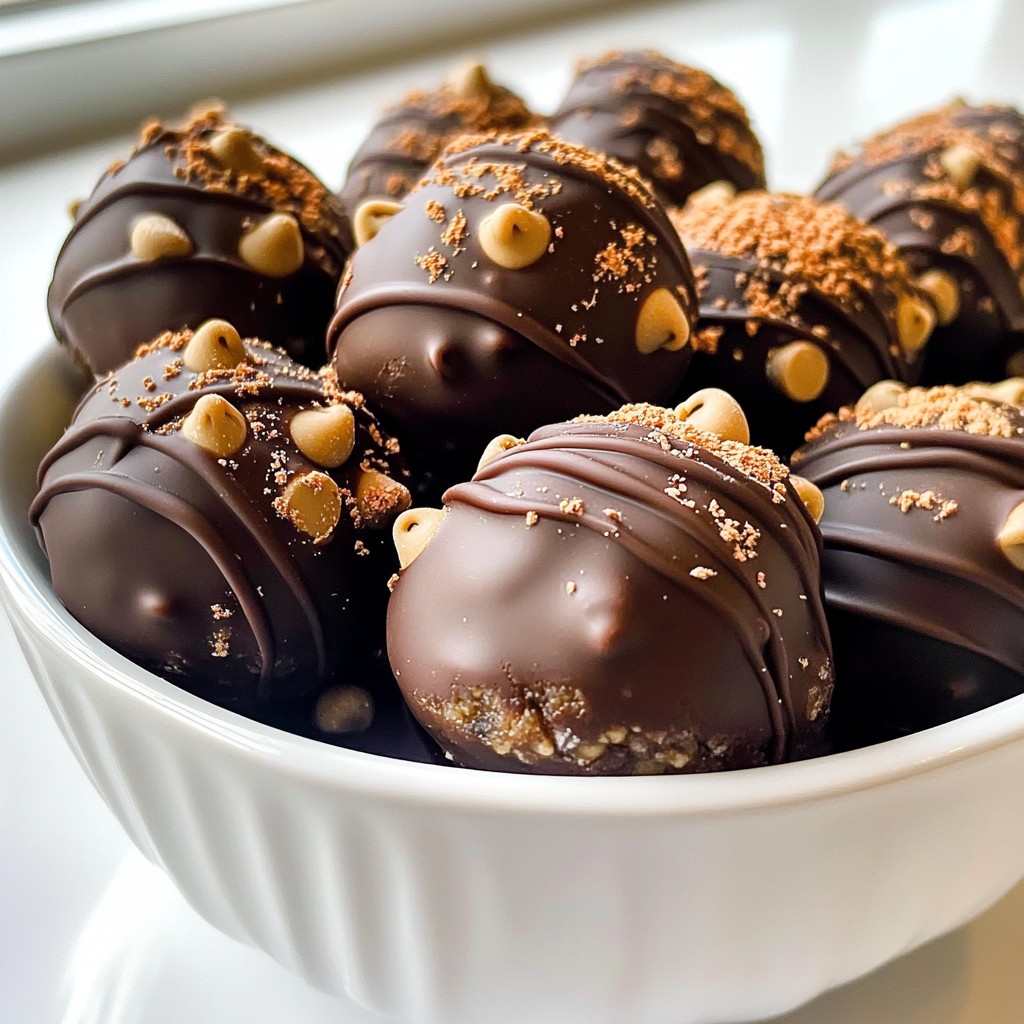 Chocolate Chip Cookie Dough Truffles Delightful Treat