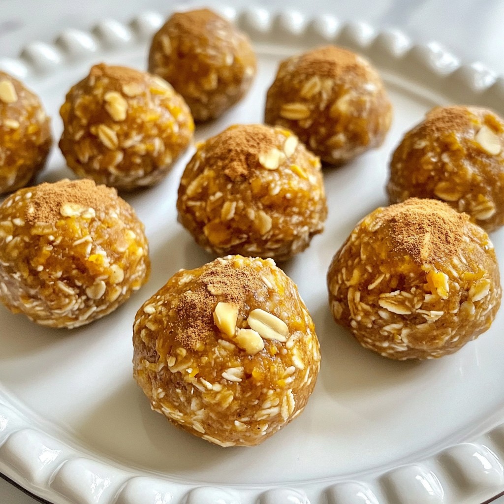Pumpkin Spice Energy Balls Healthy Snack Delight